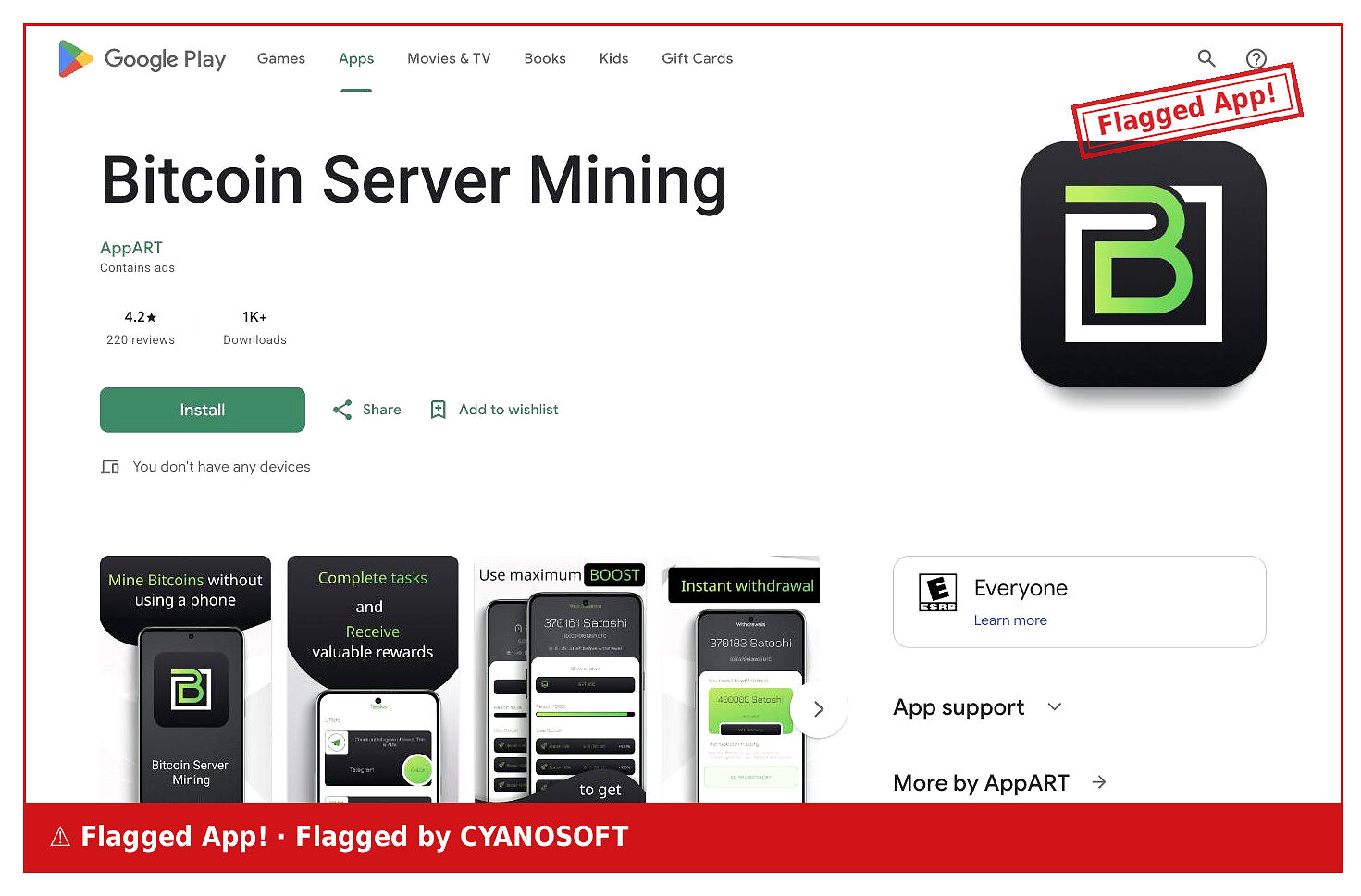 BitcoinServerMining_FLAGGEDAPP_com