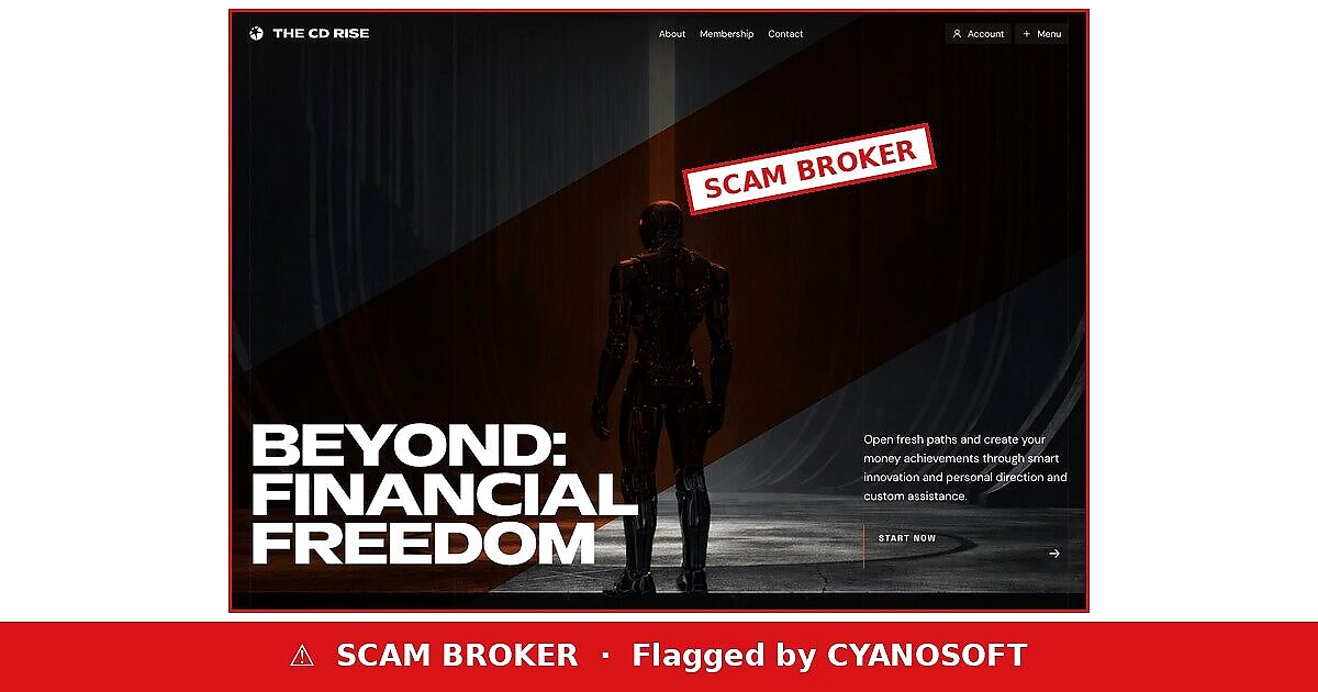 CDJ Rise — flagged by Cyanosoft