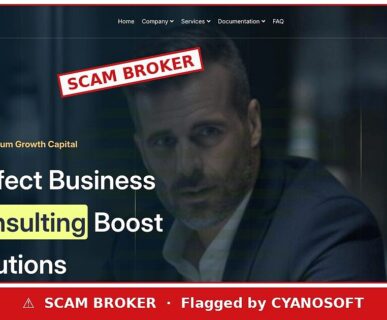 Quantum Growth Capital — flagged by Cyanosoft