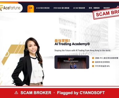 Ace Fortune — flagged scam broker