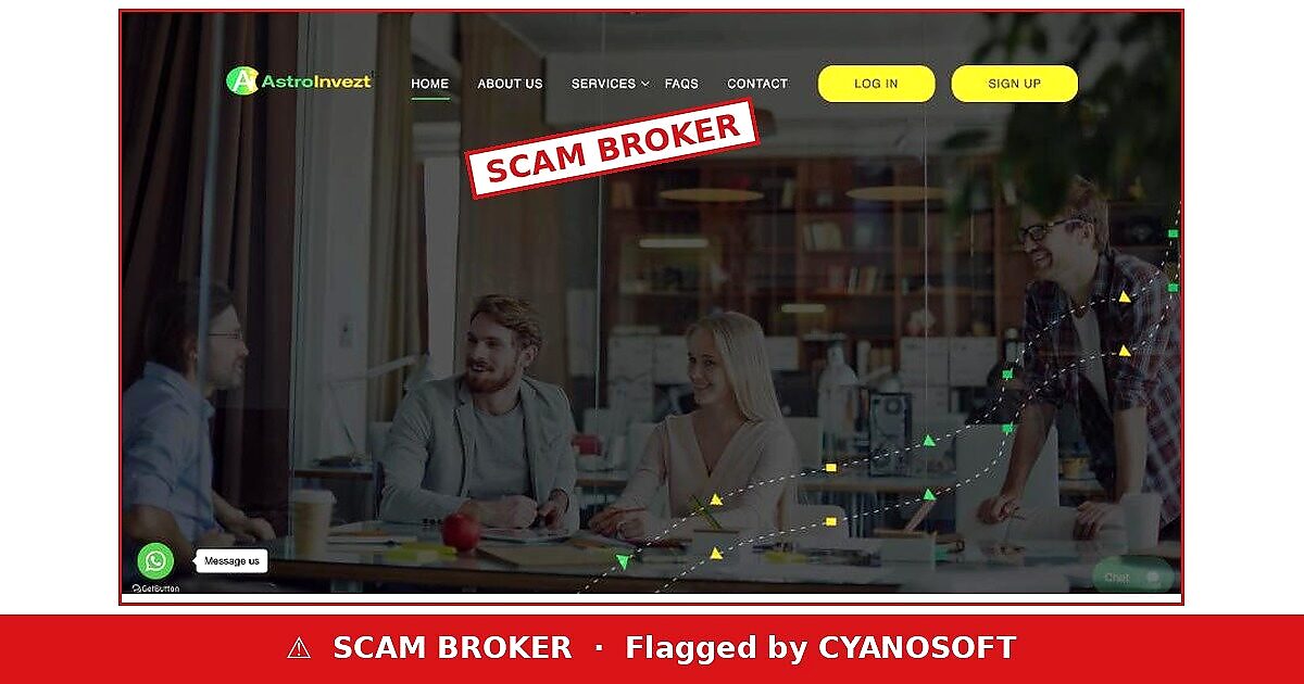 AstroInvezt scam broker warning