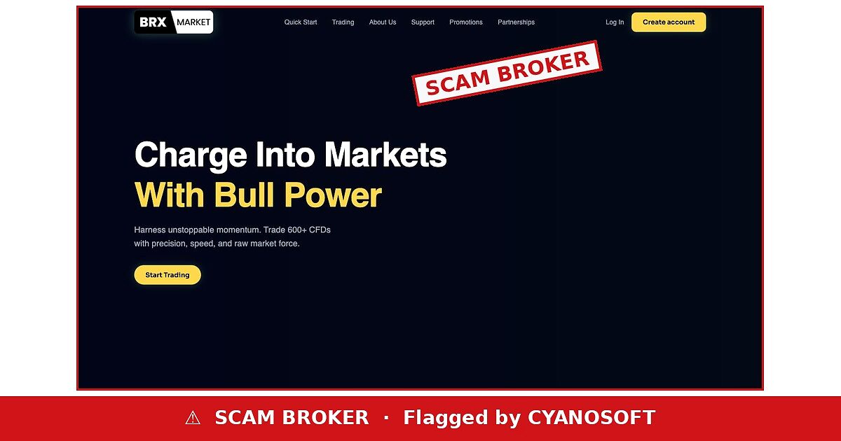 BORNEMX Market scam broker warning