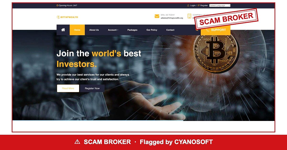 Bittapwealth flagged by regulators