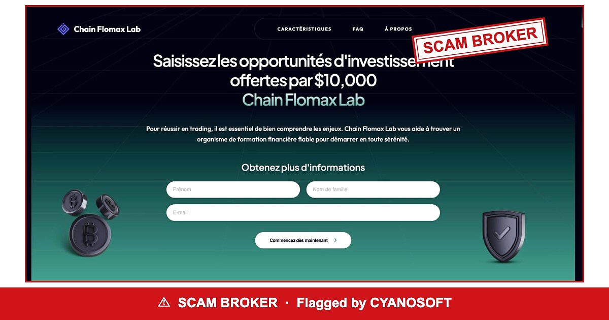 Chain Flomax Lab — flagged scam broker