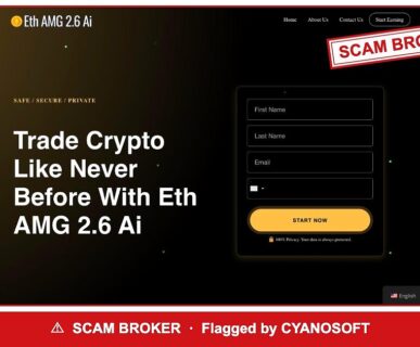 EthAMG — flagged scam broker