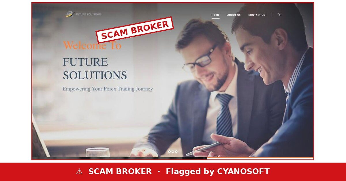 Future Solutions scam broker warning