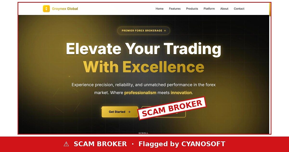 Groynex Global scam broker warning