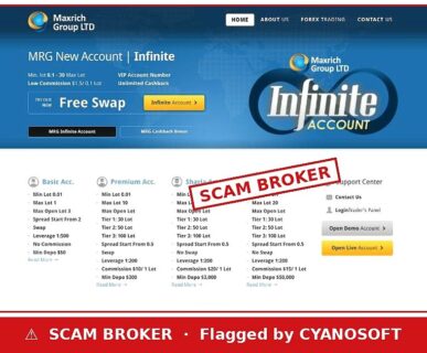 Maxrich Group scam broker warning