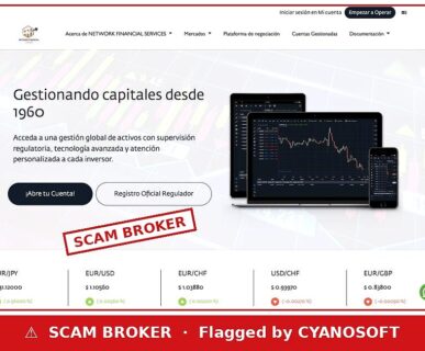Network Financial Services scam broker warning