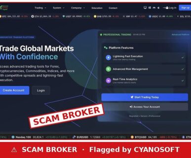 Nexcorel Holdings Capital flagged as scam broker