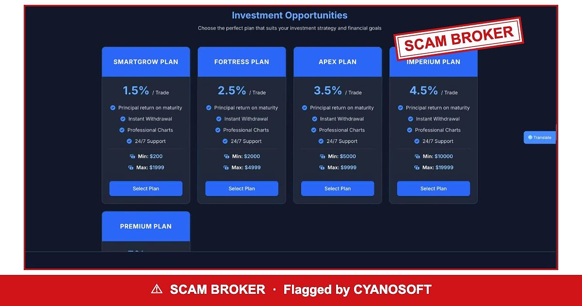 Nexorixs — flagged scam broker