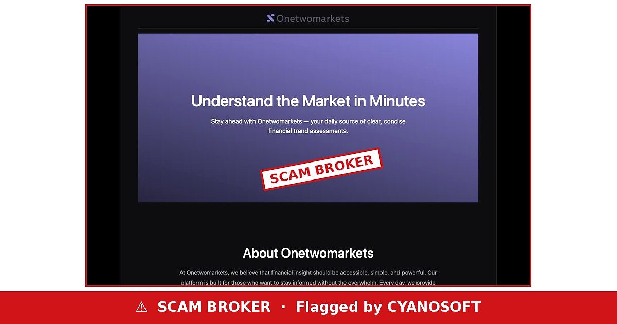 Onetwomarkets