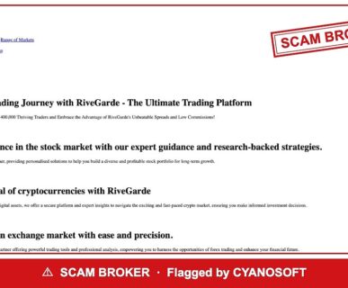 RiveGarde flagged by regulators