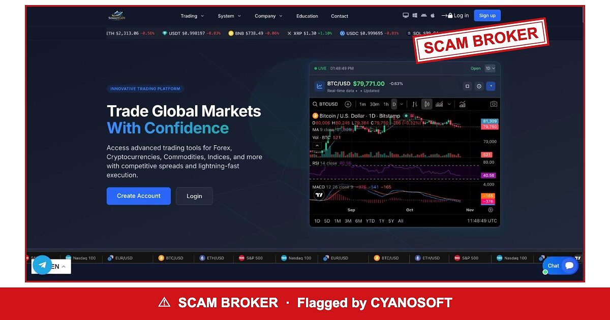 SummitGate Capital — flagged scam broker