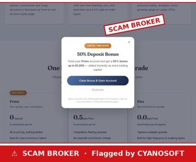 VR19 Capital scam broker warning