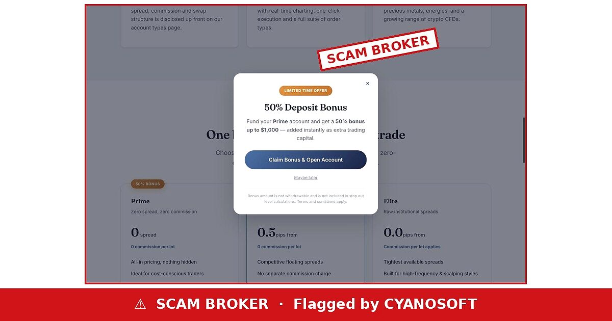 VR19 Capital scam broker warning