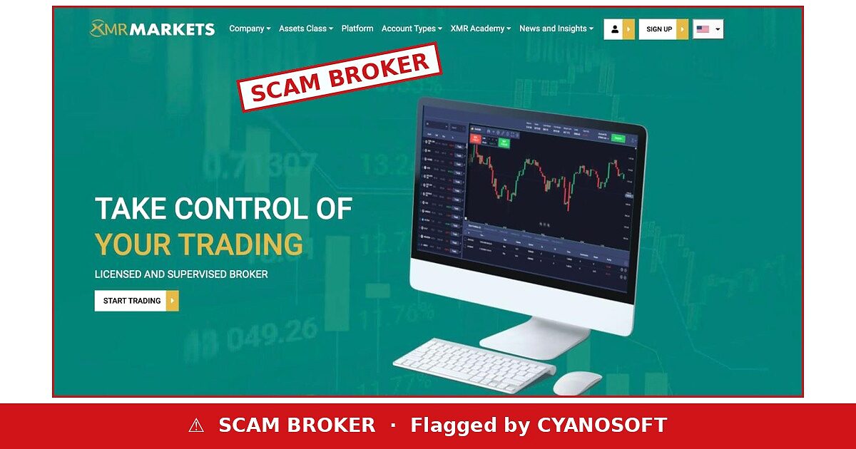 XMR Markets scam broker warning